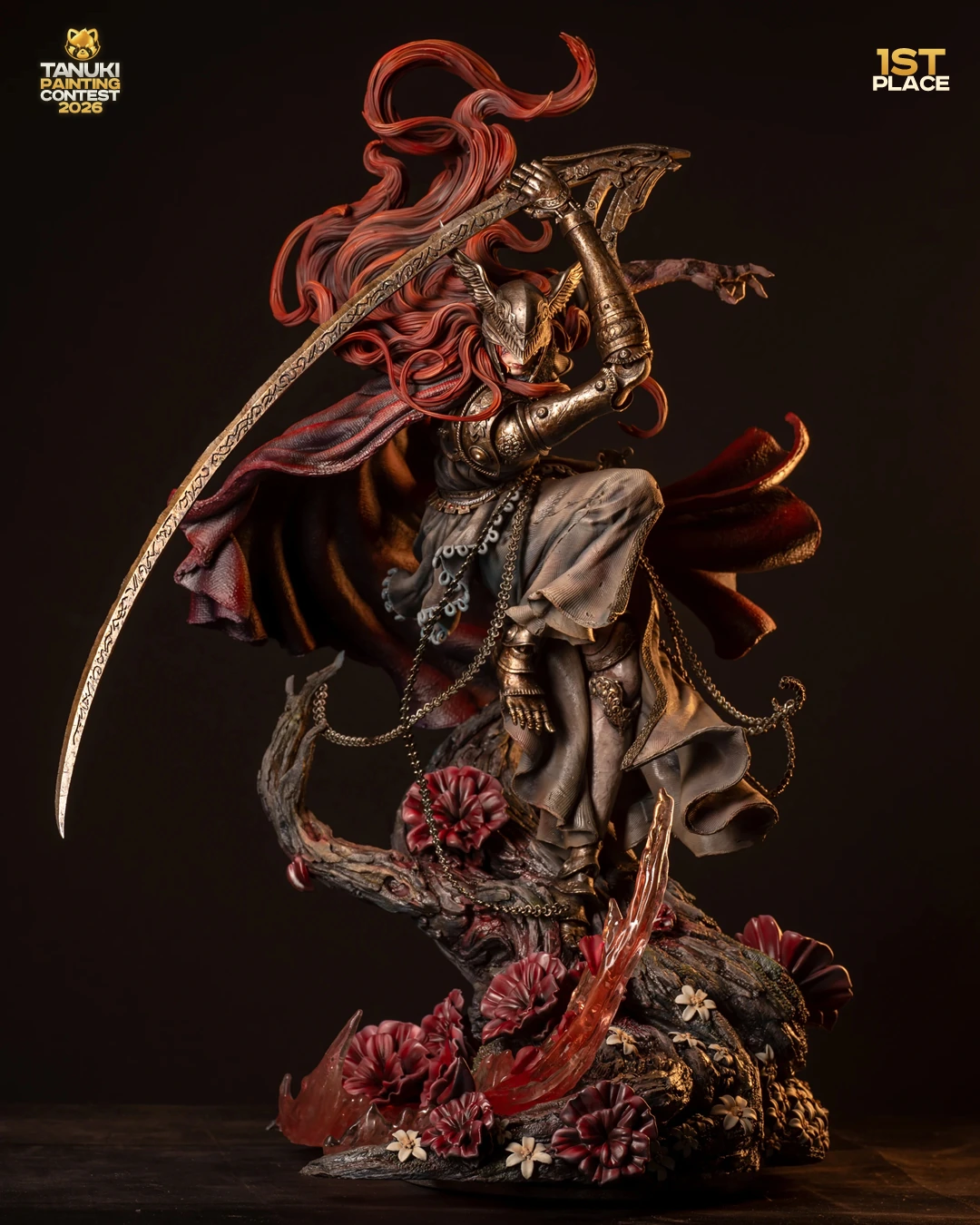 Malenia (Elden Ring) painted by Grimsouls