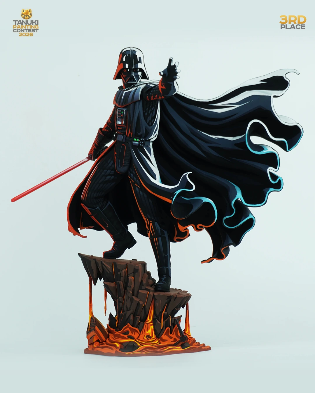 Darth Vader (Star Wars) painted by Robin PCP