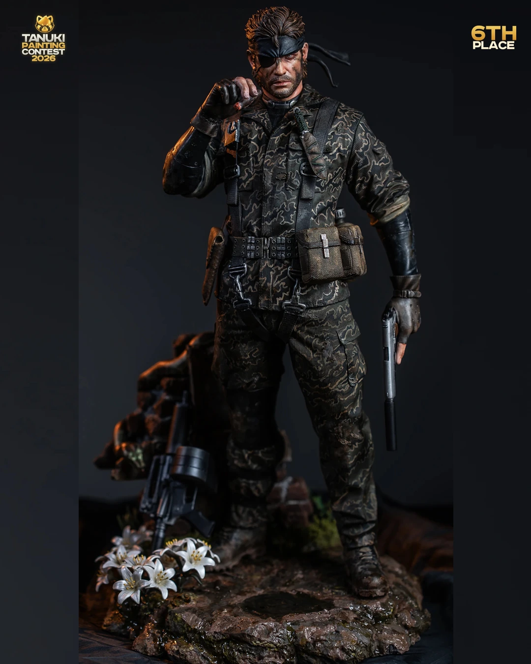 BigBoss (Metal Gear) painted by Samuel Rose