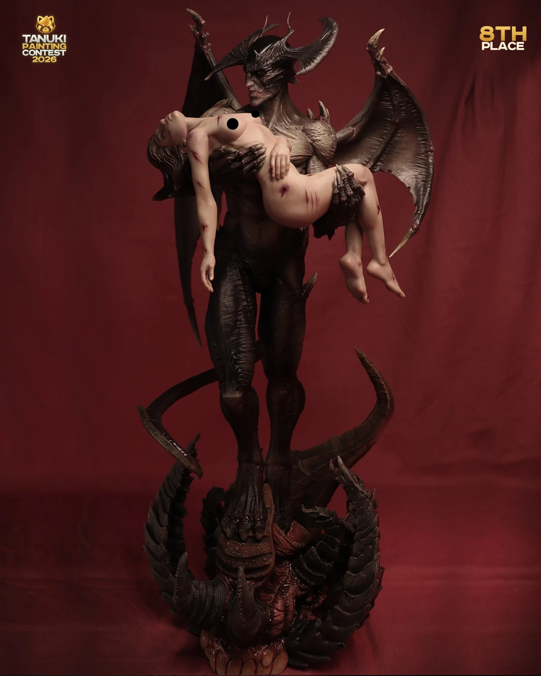 Devilman painted by PIPArtworks