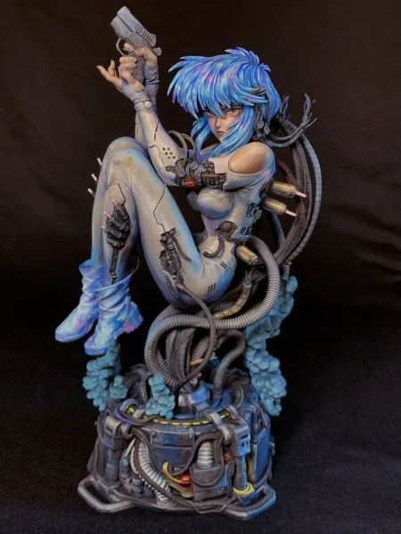 Motoko painted by Lorrka